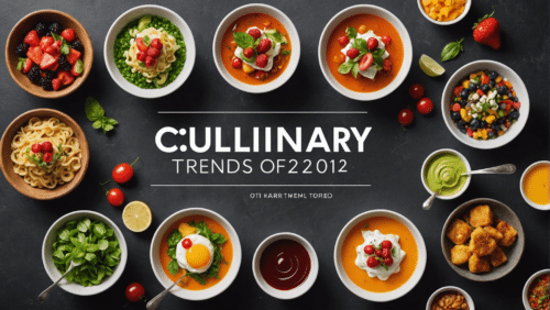 découvrez les tendances culinaires de 2024 et plongez dans de nouvelles saveurs à ne pas manquer.