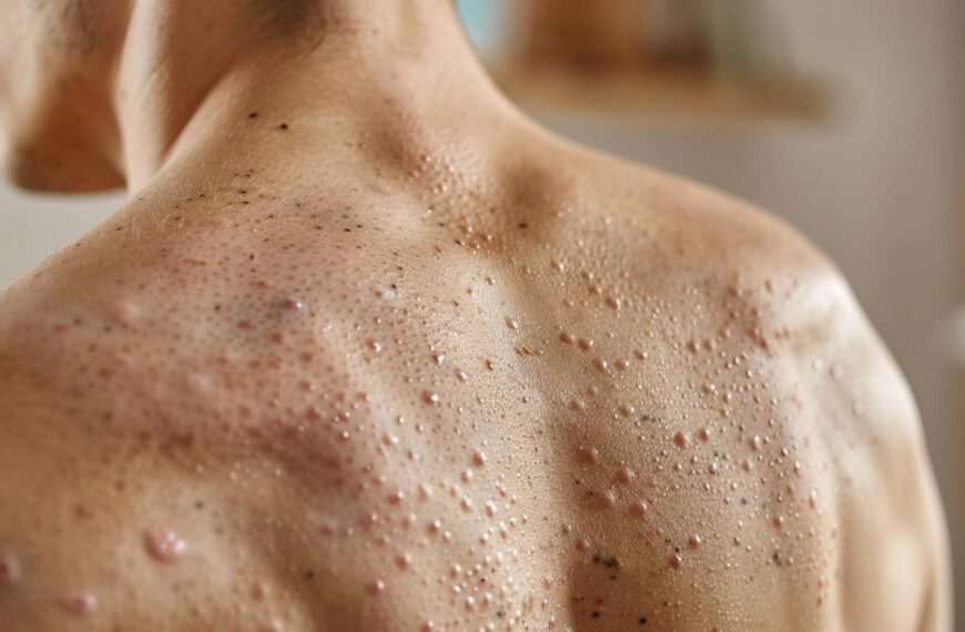 Comment se débarrasser des cicatrices d’acné sur le dos ?