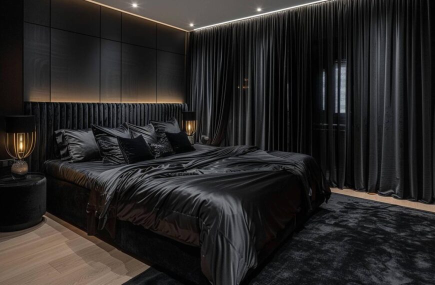 Comment transformer votre chambre en un sanctuaire de relaxation avec une déco noire ?