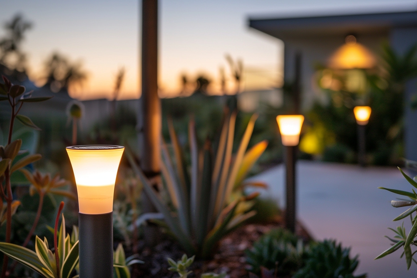 Installer un éclairage solaire dans votre jardin: les différentes options disponibles